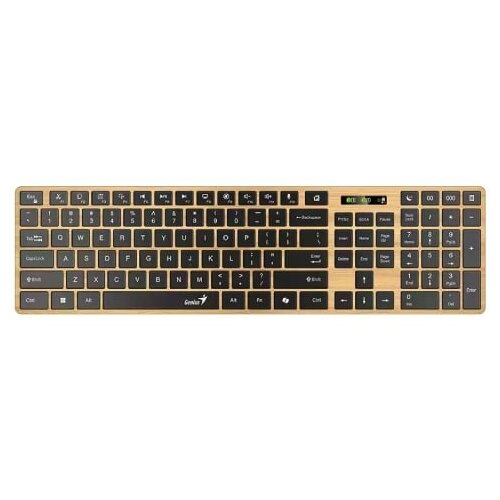 Genius SlimStar 7250BT, AI, Pine Wood YU wireless tastatura Slike