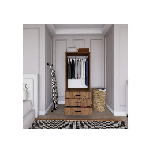 Hanah home Ormar Easy 1600-57, 60x174.8x47 cm, Smeđa Slike