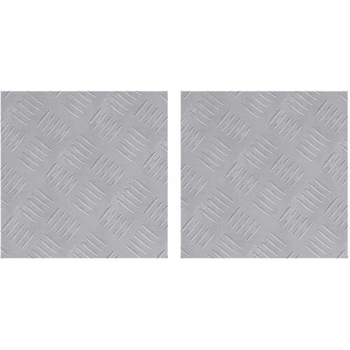  Stepenica Četvrtasti 2 pcs Srebrno 30 x 30 cm Aluminij Slike