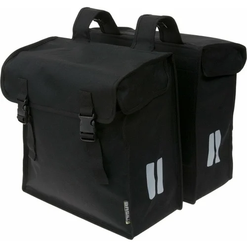 Basil Mara XXL Double Bicycle Bag Black 2XL 47 L