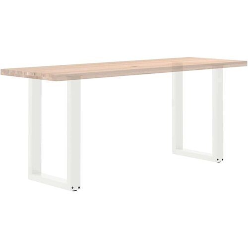  Noge stolića za kavu U-oblika 2 kom bijele 50x(72-73) cm čelik Slike
