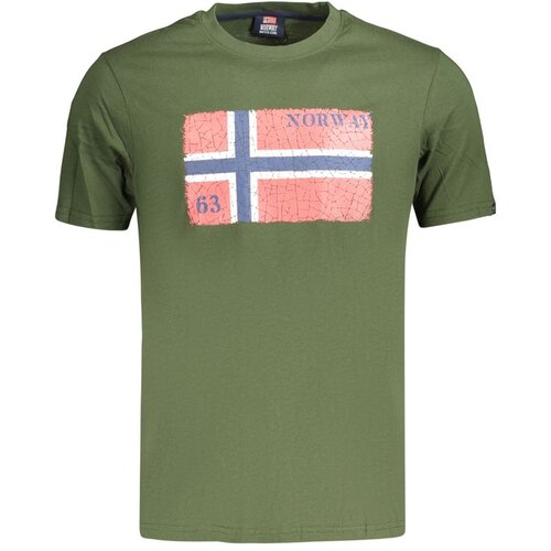 Norway 1963 mu&amp;scaron;ka majica kratkih rukava zelena Slike