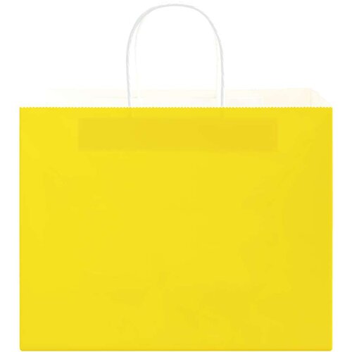  Papirnate vrečke 250 kosov z ročaji rumena 32x22x24 cm, (5000160823) Slike