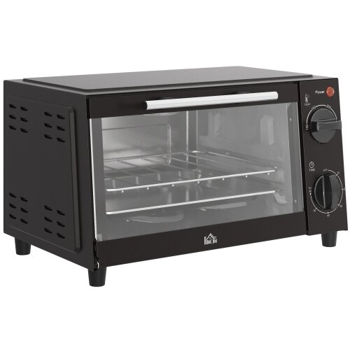 Nesta Mini pečica 9 L, črna, nerjavno jeklo, 750 W, 100&ndash;230 &deg;C, nastavljiva temperatura, 60-minutni časovnik, pekač in re&scaron;etka, (5000493715) Cene