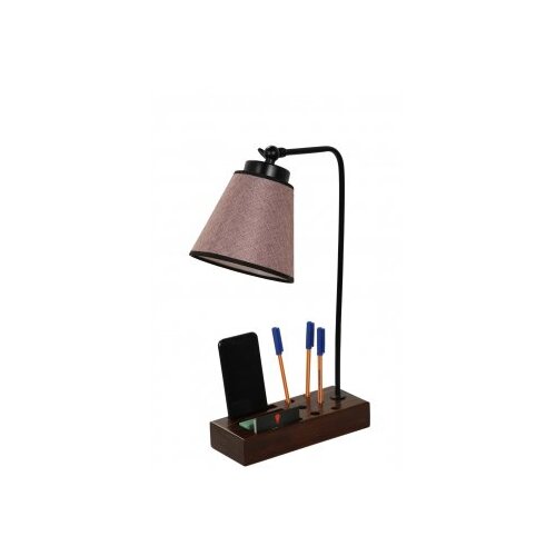 Opviq lila hasır lila abajurlu masa lambası lampa Slike