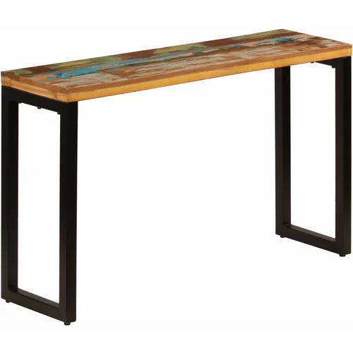  Konzolni stol od obnovljenog drva i čelika 120 x 35 x 76 cm