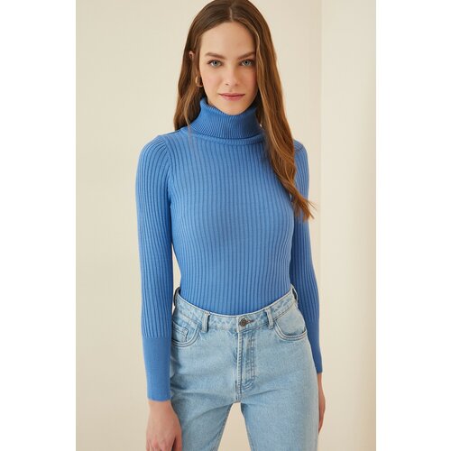 Happiness İstanbul Sweater - Blue - Fitted Slike