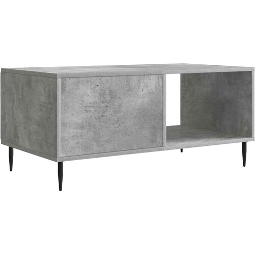  Kava Stol Betonska siva 90 x 50 x 40 cm Konstruirano drvo Slike