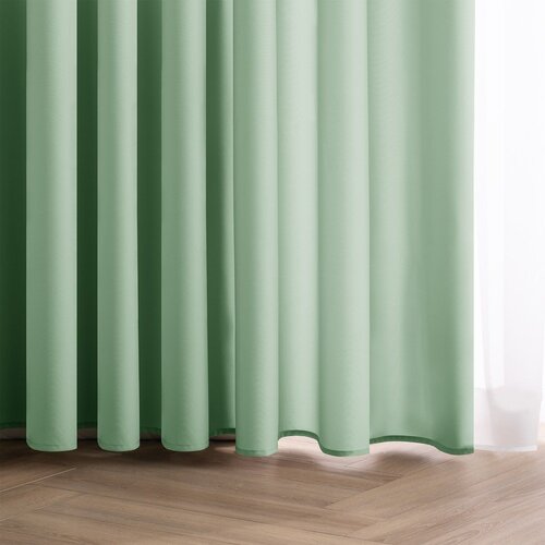 Restilo Mentol zelena zavjesa za djelomično zamračenje 140x250 cm Carli Tie &amp;ndash; Slike