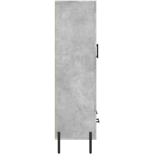  Visoka komoda boja betona 69 5 x 31 x 115 cm konstruirano drvo Slike