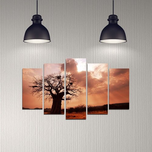 Wallity Set Slika 5DMDF-39, 5 Delova Cene