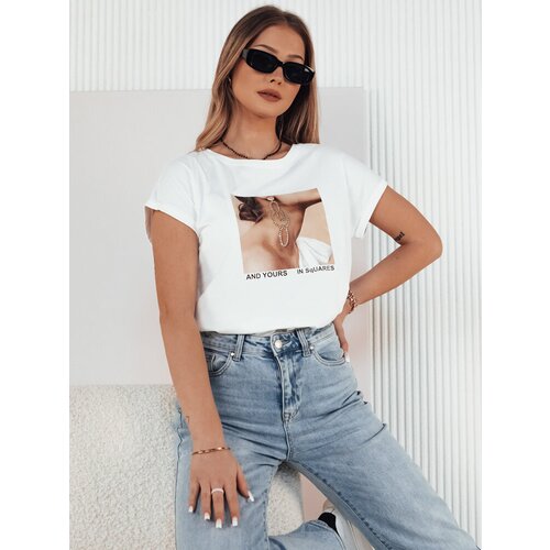 DStreet T-shirt damski FALCI biały Slike