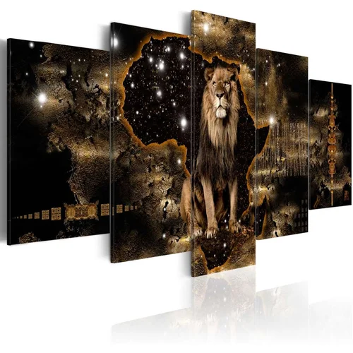  Slika - Golden Lion (5 Parts) Wide 100x50