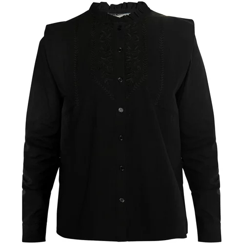 DreiMaster Vintage Bluza 'Incus' črna