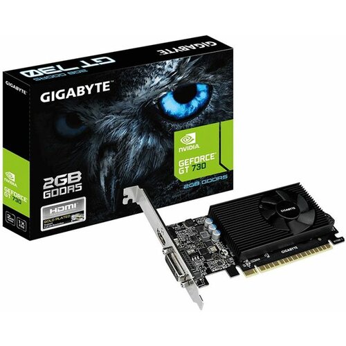 Gigabyte nVidia GeForce GT 730 2GB 64bit GV-N730D5-2GL grafička kartica Slike