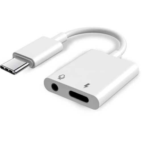 INF Zvočni adapter TYPE-C na 3,5 mm s polnilnimi vrati, (21537574) Cene