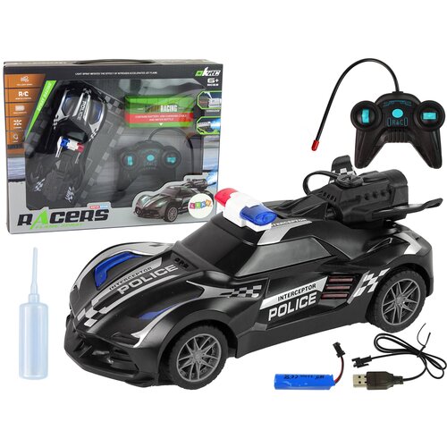  Auto na daljinsko upravljanje R/C Police Car - crni Slike