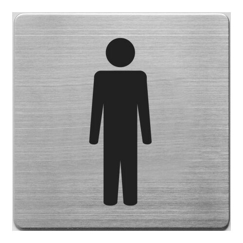 Alco aluminijumski piktogram samolepljivi - muški toalet ( 02HP02 ) Cene