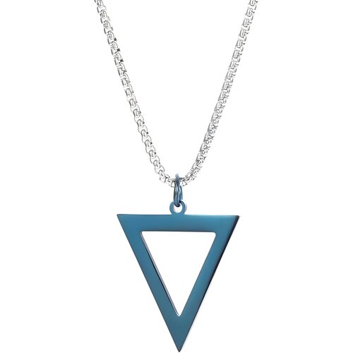 IZMAEL Ogrlica Simple Triangle - Modra Cene