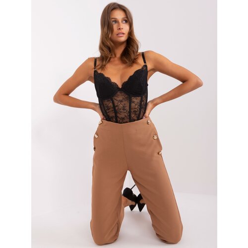Och Bella Trousers-TW-SP-OB055.45-light brown Slike