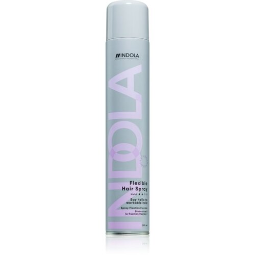Indola Flexible Hair Spray lak za lase za naravno fiksacijo 500 ml Slike