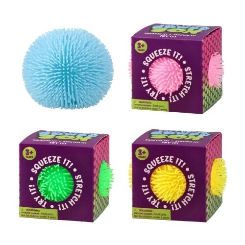 Ozzo squeezy antistress gumena igračka čupava lopta miks ( 894388 ) Slike