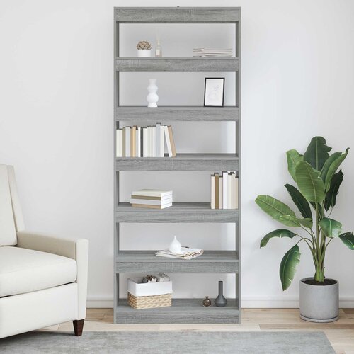  za knjige s policom Siva Sonoma 80 x 30 x 198 cm Slike