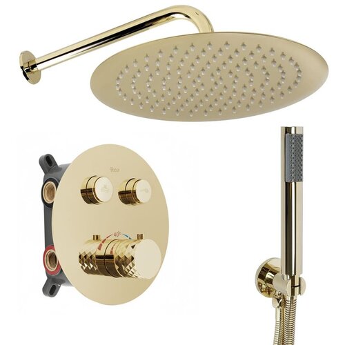 REA Bath Ugradbeni tu&amp;scaron; set Lungo Diamond Gold + BOX Slike