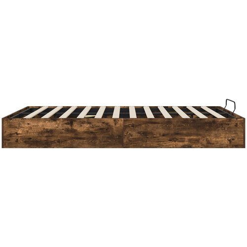  Otomanski krevet s pohranom Dimljeni Hrast 203 x 150 x 25 cm Slike
