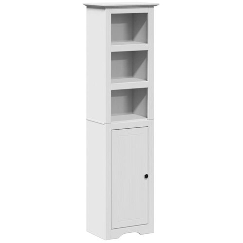 Maison Chic Kopalniška omarica - Kopalniški kabinet "BODO" Bela 44x30x160 cm, (21794849) Cene