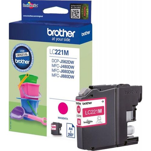 Brother LC221M magenta kartu&amp;scaron;a s črnilom, (21734913) Slike