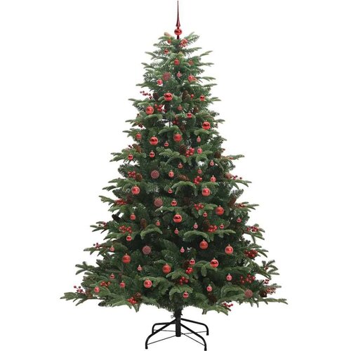 VidaXL Umjetno božićno drvce Zelena 240 cm PVC i Metal i Plastika Slike