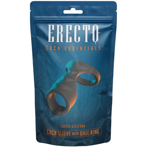 Erecto 2u1 prsten za penis (crni) Slike