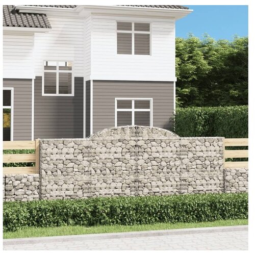  Obokane gabion ko&scaron;are 3 kosa 300x50x120/140 cm pocinkano železo Cene