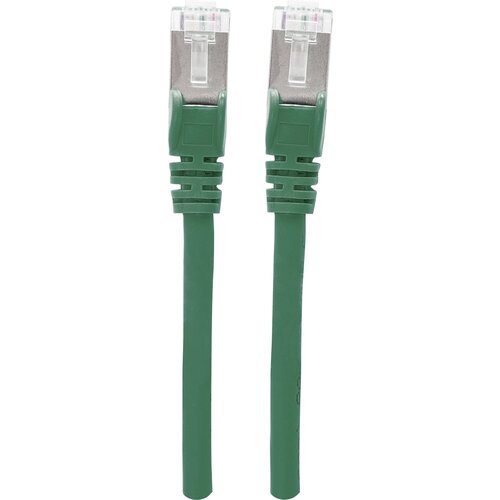 Intellinet 737111 RJ45 omrežni kabel\, Patch kabel CAT 6a S/FTP 20.00 m zelena za&scaron;čita iz folije\, pletena za&scaron;čita\, brez halogena 1 kos, (20417851) Cene