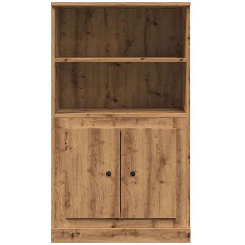 VidaXL Visoka komoda boja hrasta 60x35,5x103,5 cm konstruirano drvo Slike