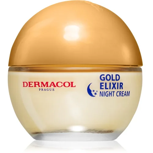 Dermacol Gold Elixir noćna krema za pomlađivanje s kavijarom 50 ml