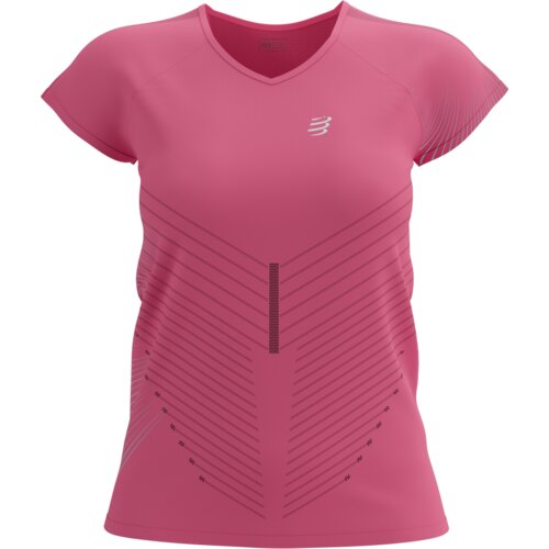  Majica Compressport Performance SS T-shirt Woman Hot Pink/Aqua - L Cijene