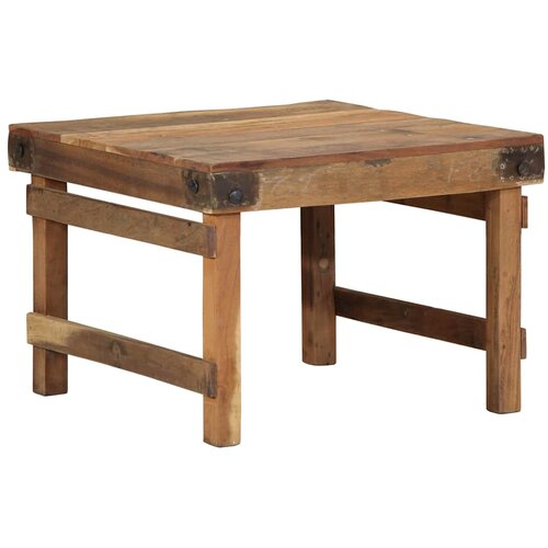  Kava Stol Smeđa 60 x 55 x 40 cm Čvrsto drvo iz reciklaže Slike