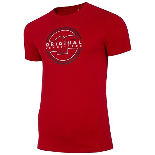 4f Majice s kratkimi rokavi TSM019 Rdeča Cene