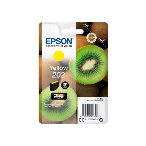 Epson Original Singlepack Yellow 202 Claria Premium Ink Cartridge, (21406476) Cene