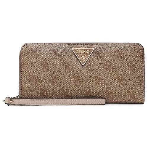 Guess LAUREL SLG LARGE ZIP AROU Bež Slike
