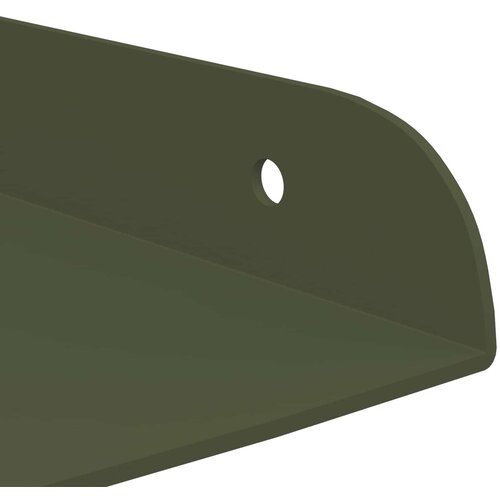  Lebdeća polica s policom 2 pcs Maslinasto zelena 30 x 30 x 2 cm Slike