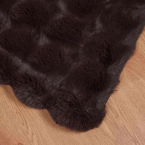  Lažni zec deka 4 pcs Kamel 130 x 150 cm Poliester Slike