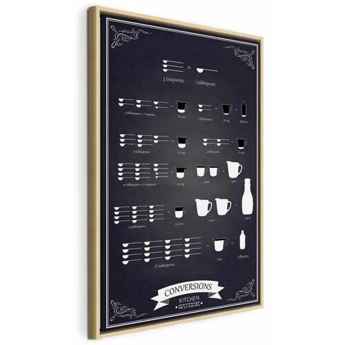  Slika - Kitchen Helper (1 Part) Vertical 60x90 U prirodnom drvenom okviru Cene