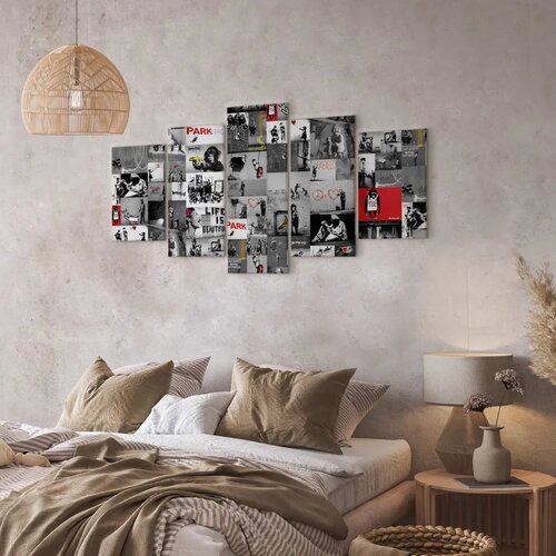  Slika - Street Art: Banksy IV 100x50 Premium Print Slike