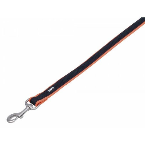 Nobby dog mesh preno povodac 1.2m/25mm oranž-crni Cene