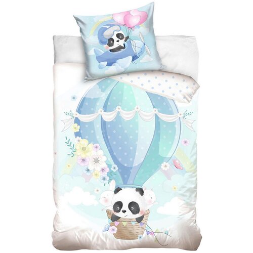 XXXL OTROŠKA POSTELJNINA PANDA 140/200 cm tkanina večbarvno Cene