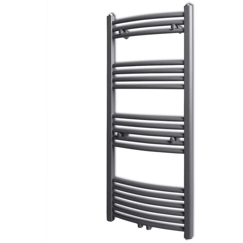 vidaXL kopalniški radiator z ukrivljenimi cevmi 500x1160 mm siv Cene