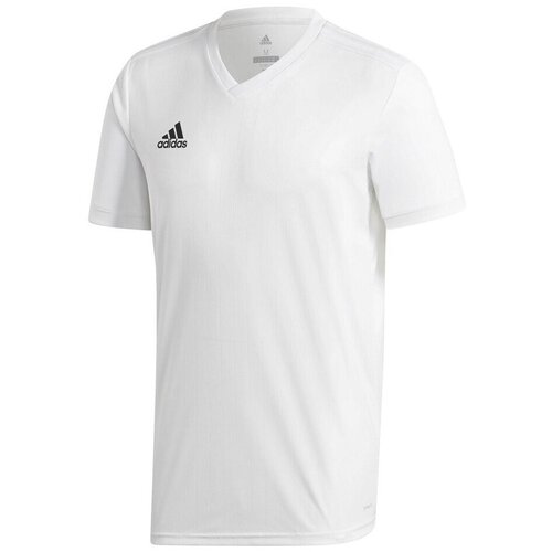 Adidas Majice s kratkimi rokavi Tabela 18 Bela Cene